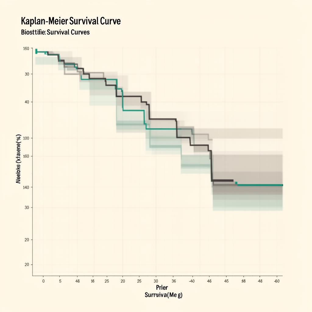 Regression analysis chart of medical charge distributions
